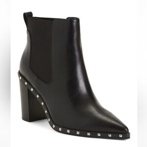 High heel Black Dodger Booties by Charles David